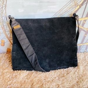 Gucci Black Suede Shoulder Bag